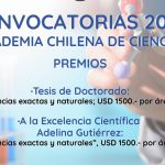 La Academia Chilena de Ciencias abre convocatoria 2025 para sus premios a la investigación joven